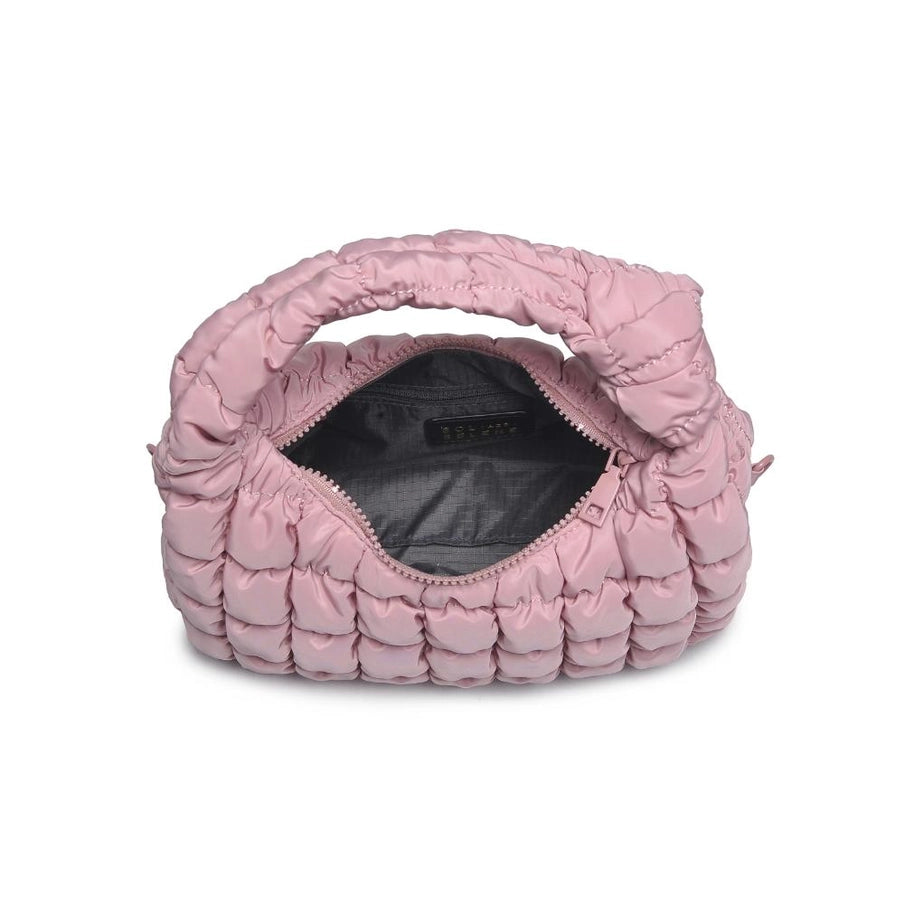 Radiance Quilted Puffer Nylon Bag - Rose