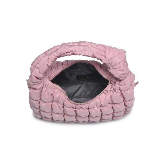 Radiance Quilted Puffer Nylon Bag - Rose