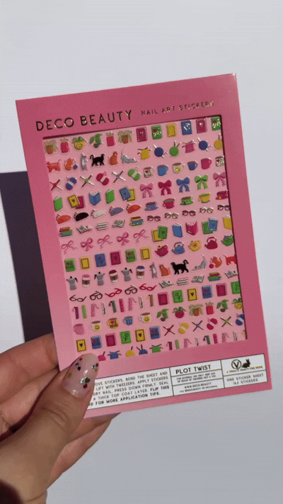 Nail Art Stickers - Plot Twist