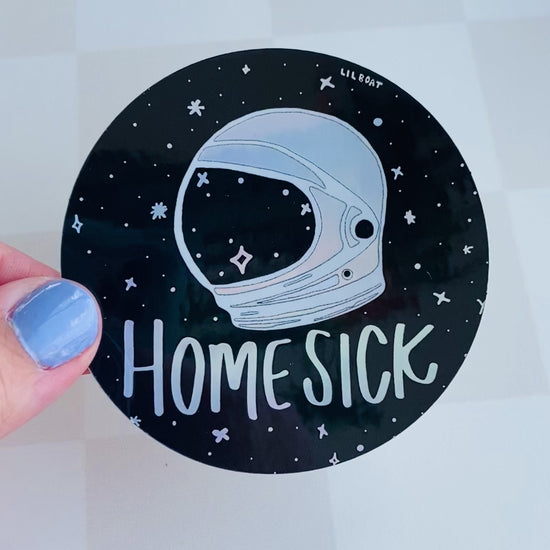 Load and play video in Gallery viewer, Homesick Holographic Vinyl Sticker
