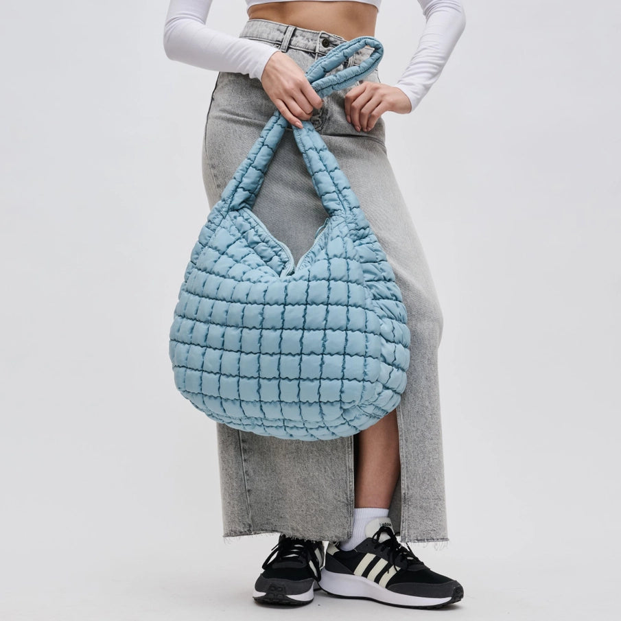 Revive Quilted Puffer Hobo Bag - Multiple Colors