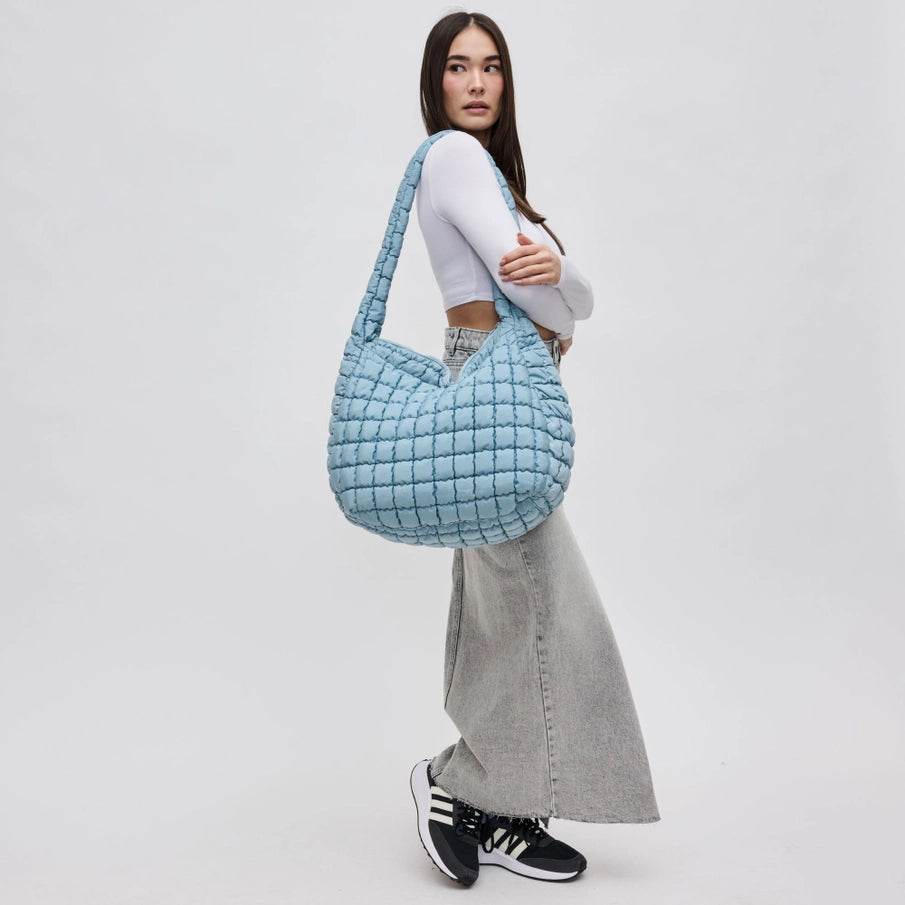 Revive Quilted Puffer Hobo Bag - Multiple Colors