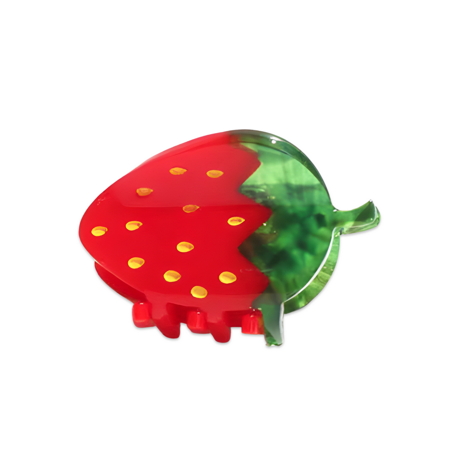 Red Strawberry Hair Claw Clip