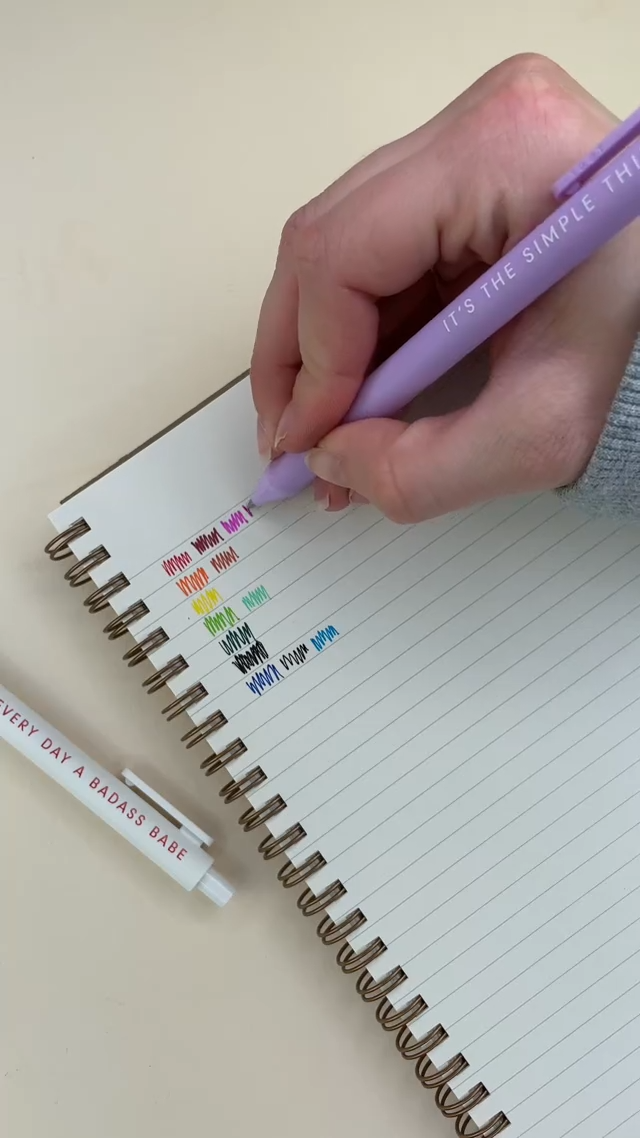 Self-Care Jotter Gel Pen - Set of 3