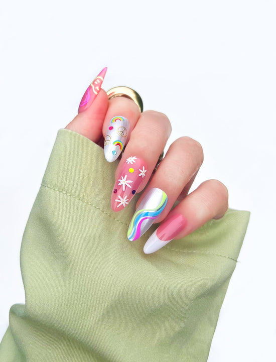 Nail Art Stickers - Stay Groovy Y2K
