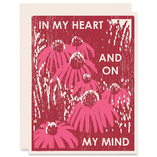 Coneflowers on My Mind Friendship Card