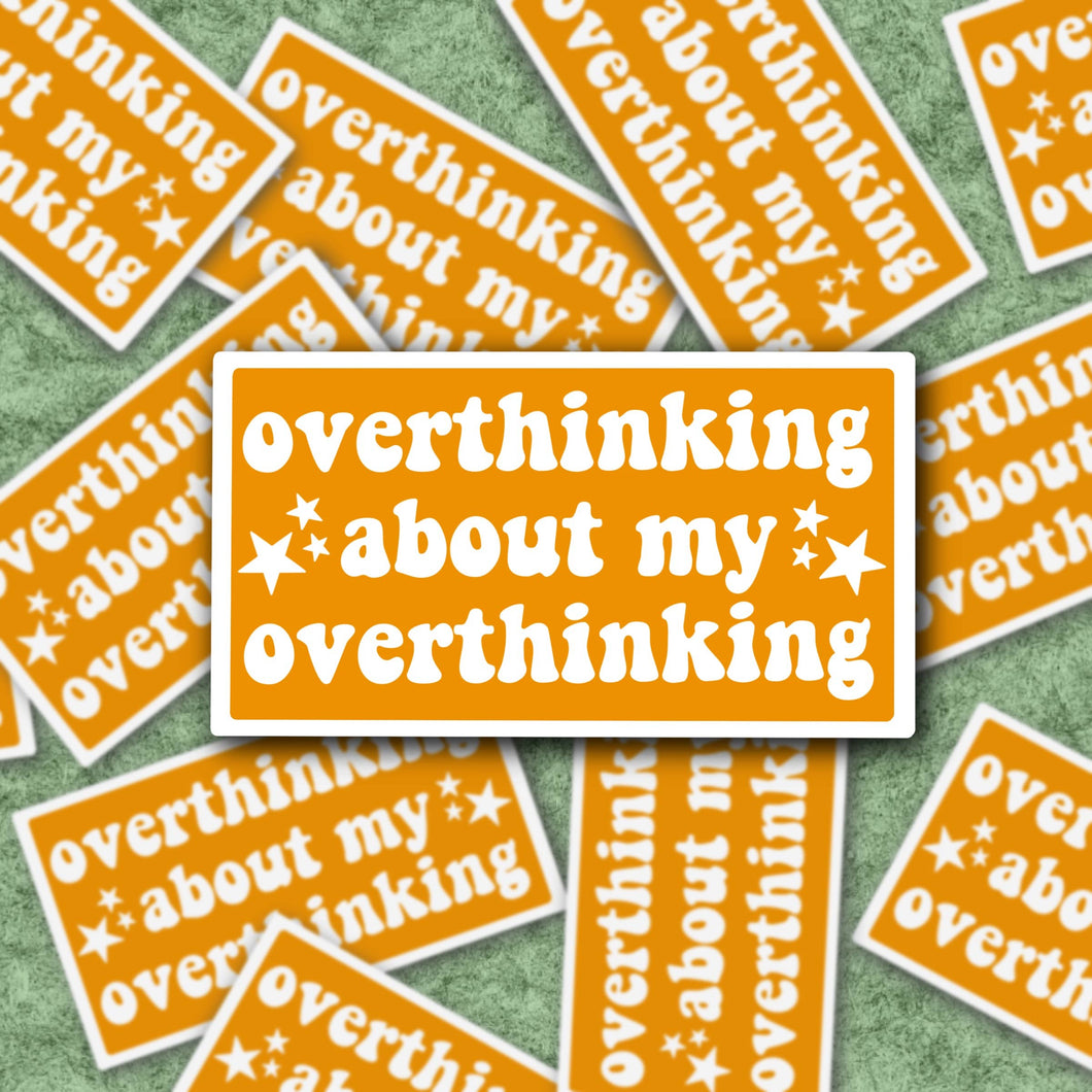 Overthinking About My Overthinking, Vinyl Sticker