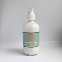 Load image into Gallery viewer, Juniper Aloe Hand &amp; Body Lotion, Organic