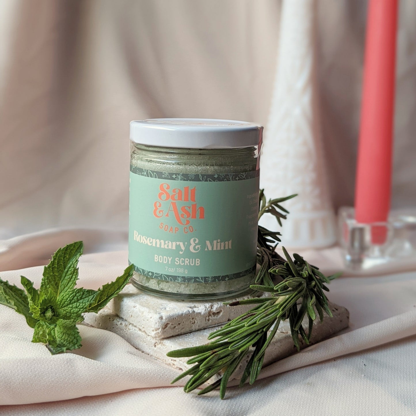 Load image into Gallery viewer, Rosemary &amp;amp; Mint Sugar Scrub
